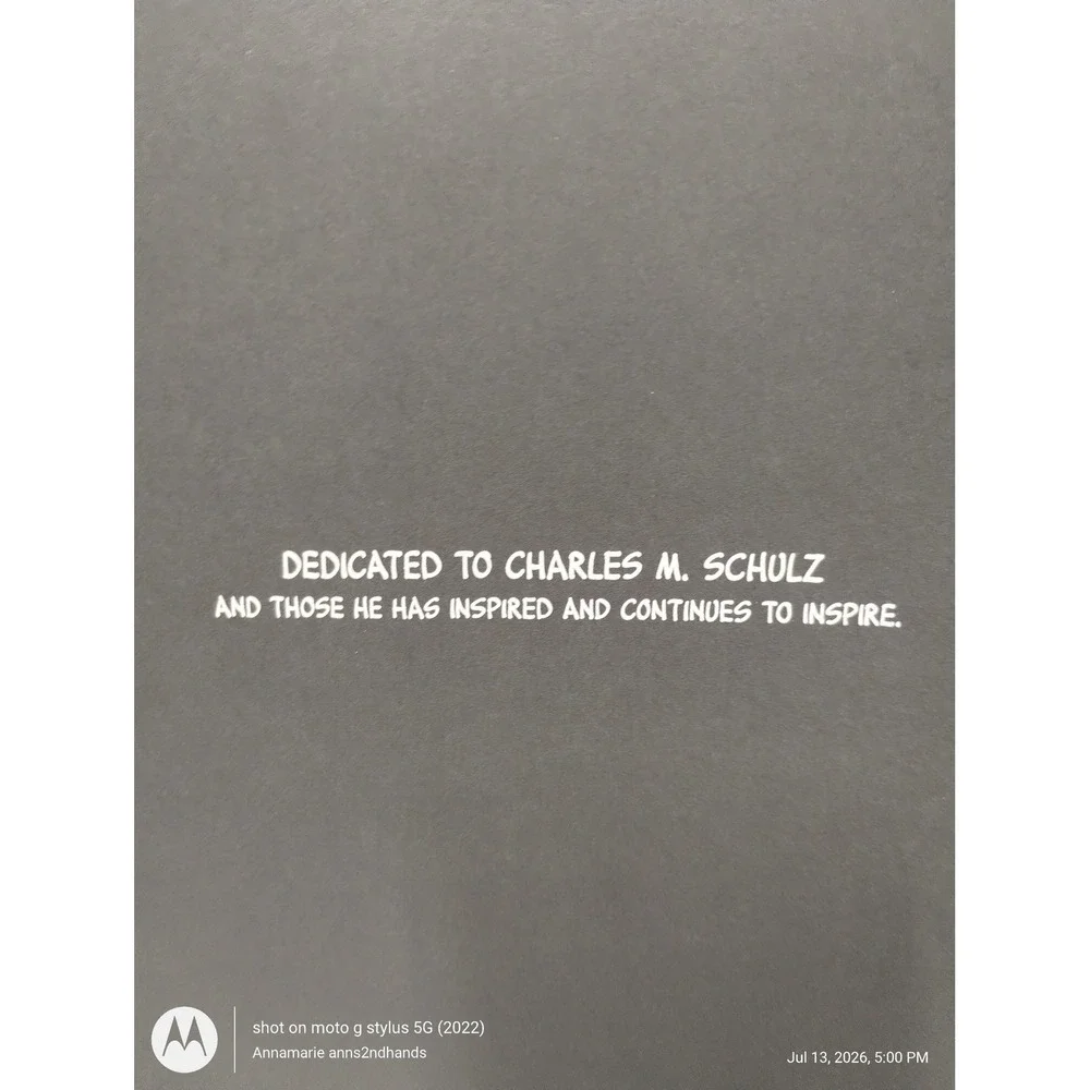 Peanuts A Tribute to Charles M Schulz 2015 First Printing Hardcover KaBOOM